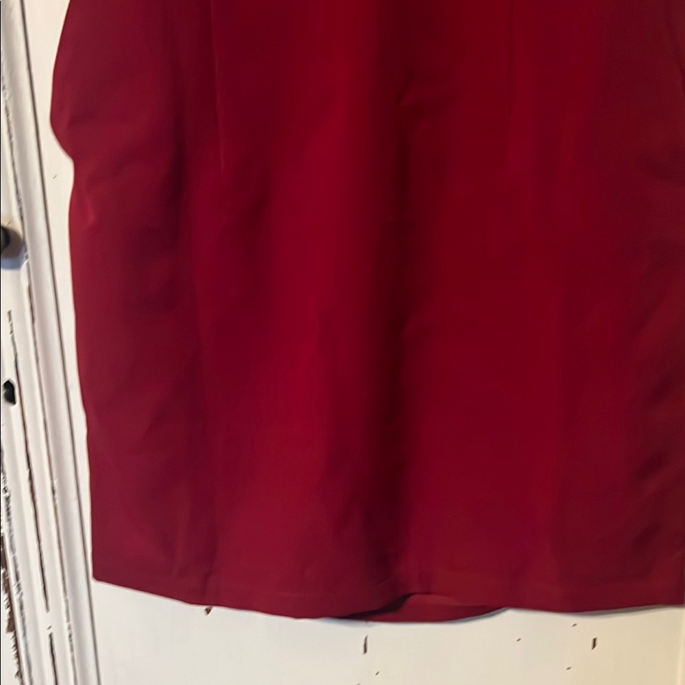 o.p.t Red Strapless Sheath Dress for a Night Out - Picture 11 of 12